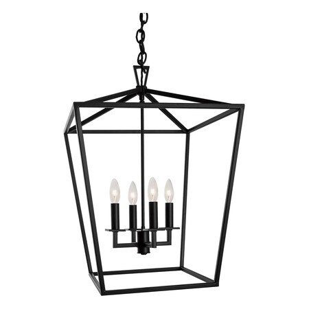 Norwell Medium Cage Pendant 1081-BR-NG